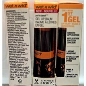 Wet N Wild Perfect Pout Gel Lip Balm #954B Tell Smooth Moisturizing Sheer Glossy